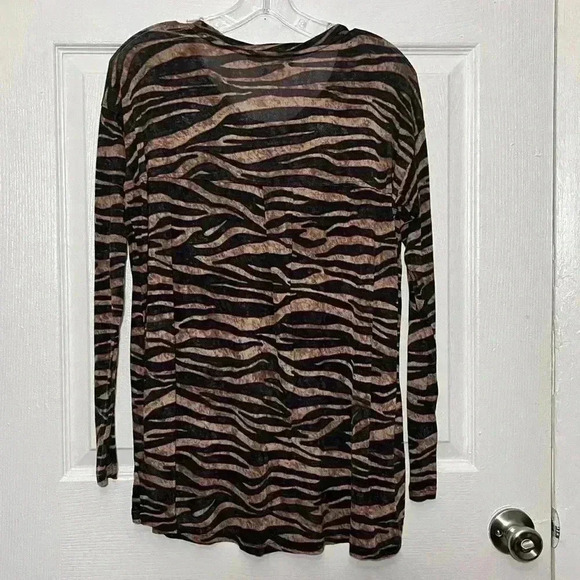 MICHAEL KORS Animal Print Top | Size Small - Picture 2 of 5